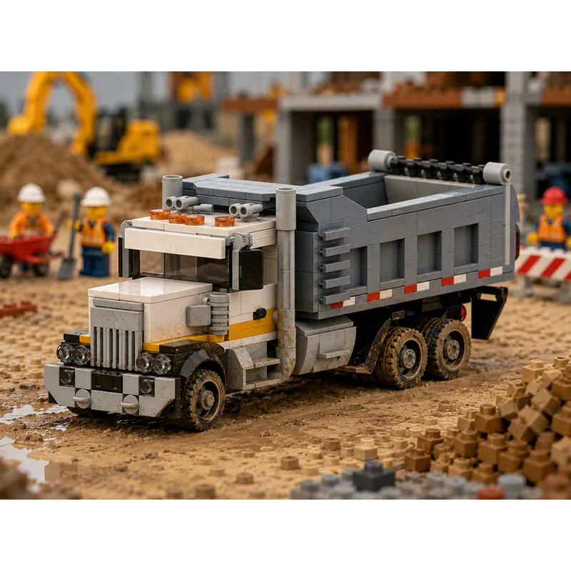 583pcs Classic Speed Dump Truck Car Model MOC Creative Educational Building Block Gift for Children
583pcs Classic Speed Dump Truck Car Model MOC Creative Educational Building Block Gift for Children