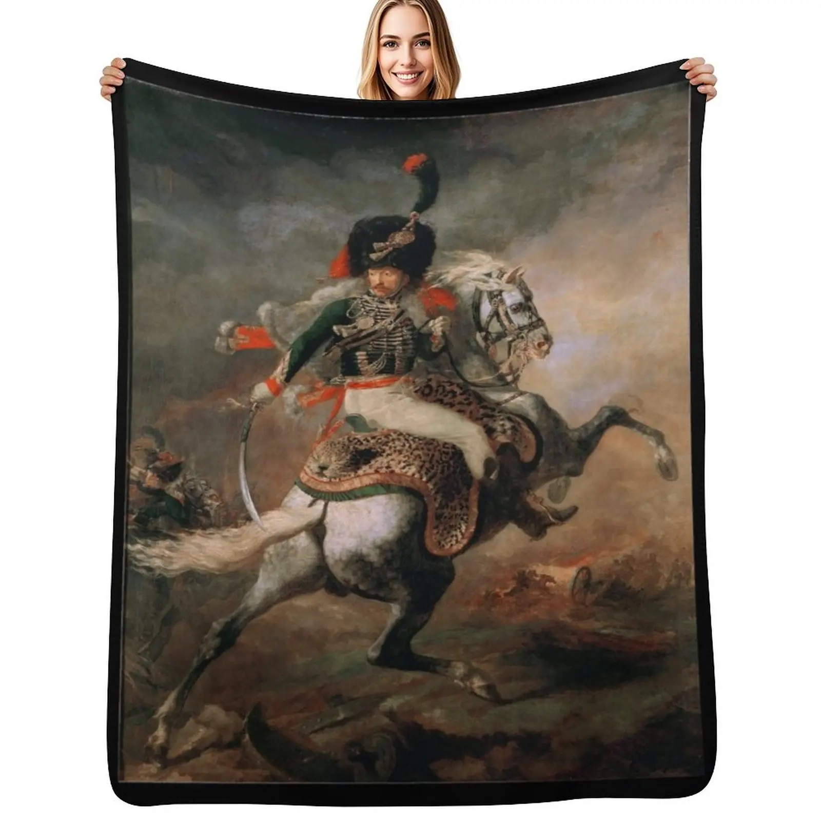 The Charging Chasseur (Gericault) Throw Blanket Warm Napping Blanket for Office Couch Bed
The Charging Chasseur (Gericault) Throw Blanket Warm Napping Blanket for Office Couch Bed