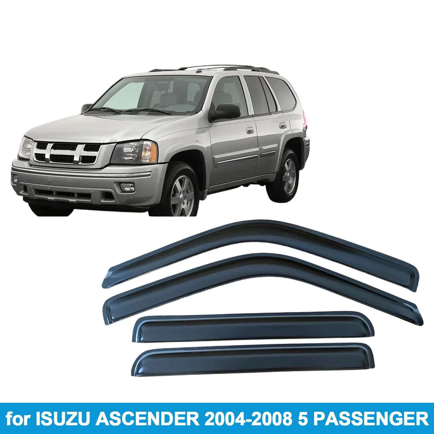 Оконный козырек для ISUZU ASCENDER 2004-2008 5, защита от дождя, боковой дефлектор, защита от атмосферных воздействий, лента для наружного крепления
Оконный козырек для ISUZU ASCENDER 2004-2008 5, защита от дождя, боковой дефлектор, защита от атмосферных воздействий, лента для наружного крепления