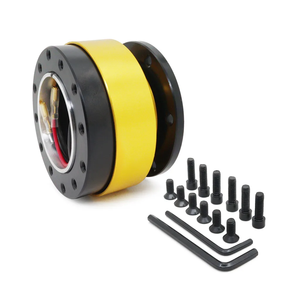 Gold Quick Release Hub Metal Construction Lightweight Design Compact Design Fast Installation For Race Car Modification
Gold Quick Release Hub Metal Construction Lightweight Design Compact Design Fast Installation For Race Car Modification