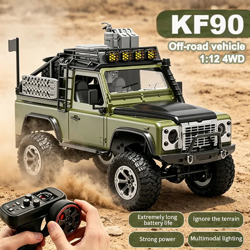 1:12 4WD RC Climbing Car Off-Road Truck with LED Lights Remote Control Offroad Vehicle Toy for Kid Adults Outdoor Adventure Gift
1:12 4WD RC Climbing Car Off-Road Truck with LED Lights Remote Control Offroad Vehicle Toy for Kid Adults Outdoor Adventure Gift