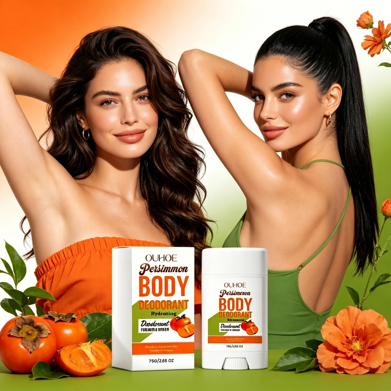 Refreshing Deodorant Body Balm Stick Persimmon Extract Freshness Hydrating Eliminates Odor Portable Underarm Odor Remover Stick
Refreshing Deodorant Body Balm Stick Persimmon Extract Freshness Hydrating Eliminates Odor Portable Underarm Odor Remover Stick