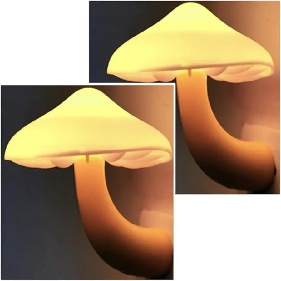 LED Mushroom Night Light Plug into Wall NightLight, Dusk to Dawn Sensor Wall Lamp Energy Saving Night Lights for Adults Room Be
LED Mushroom Night Light Plug into Wall NightLight, Dusk to Dawn Sensor Wall Lamp Energy Saving Night Lights for Adults Room Be