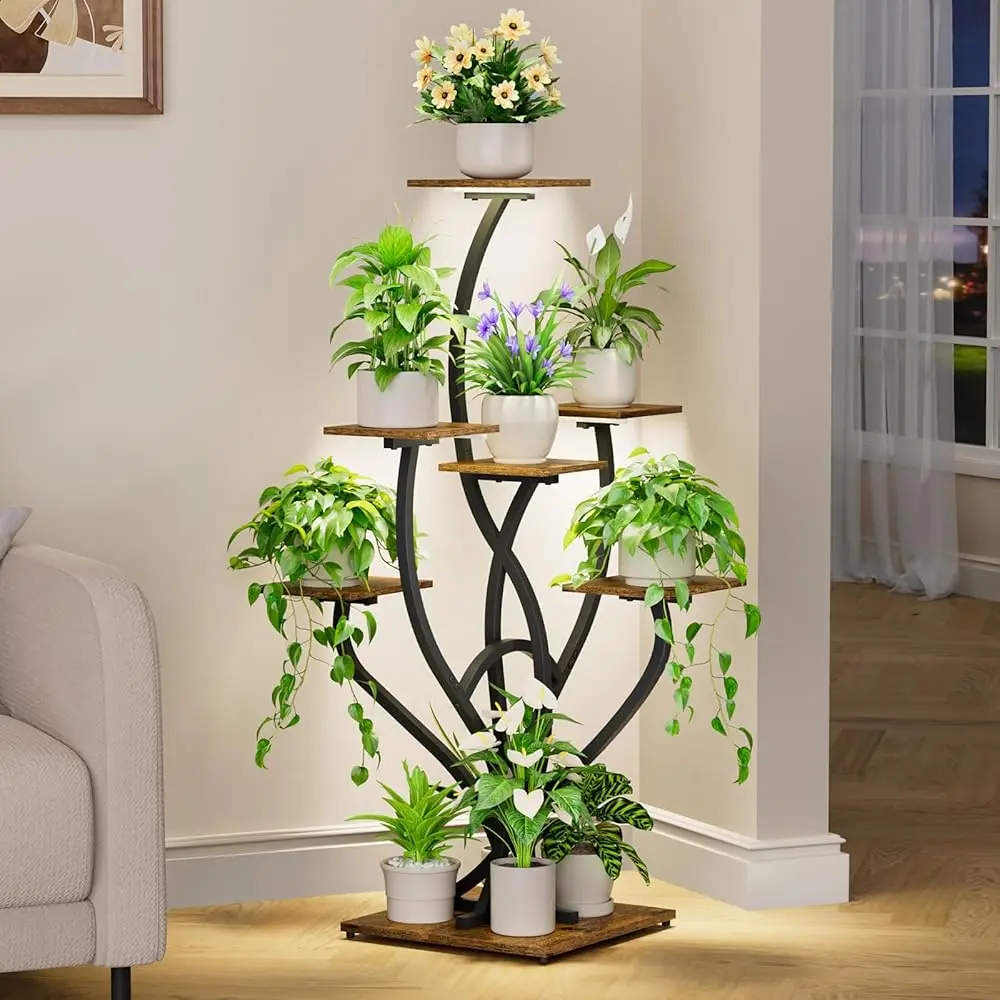 Plant Stand Indoor With Grow Lights - 7 Tiered Corner Plant Shelf Indoor, 49"" Large Plant Shelves For Indoor Plants,
Plant Stand Indoor With Grow Lights - 7 Tiered Corner Plant Shelf Indoor, 49"" Large Plant Shelves For Indoor Plants,