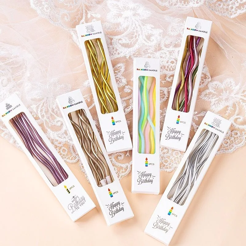 2025 New Retro Curve Birthday Candle Cake Decoration Creative Candle Wedding Birthday Party Candle Home Decoration
2025 New Retro Curve Birthday Candle Cake Decoration Creative Candle Wedding Birthday Party Candle Home Decoration