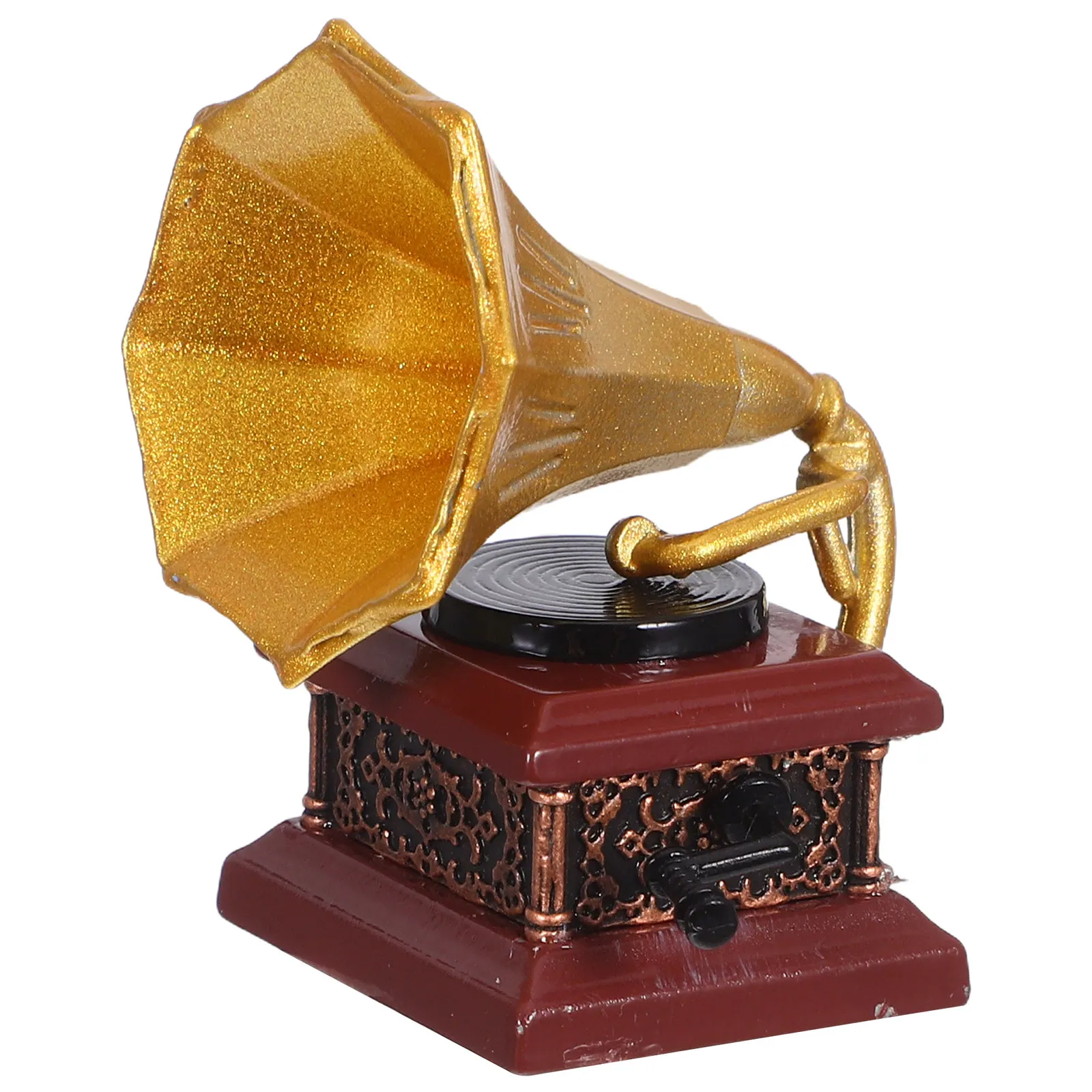 Retro Miniature Phonograph Vintage Record Player Dollhouse Accessories Mini Record Player Ornaments for Retro Home Decor Table
Retro Miniature Phonograph Vintage Record Player Dollhouse Accessories Mini Record Player Ornaments for Retro Home Decor Table