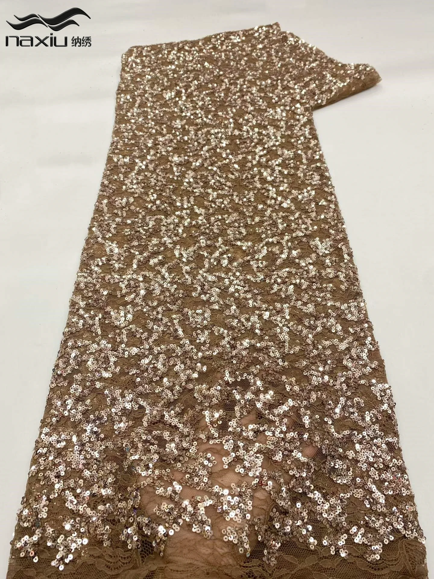 Madison Luxury French Lace Fabric with African Embroidery Sequins for Nigerian Prom Party Dresses Sewing
Madison Luxury French Lace Fabric with African Embroidery Sequins for Nigerian Prom Party Dresses Sewing