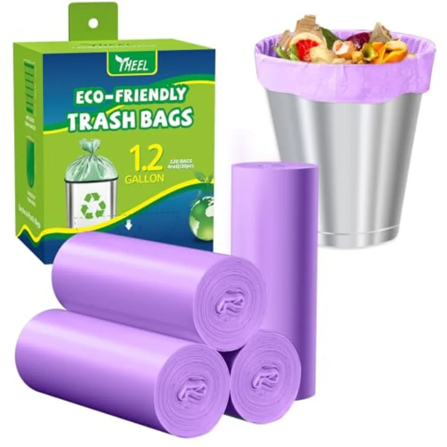 Small Tras Bags 1.2-Gallon: Batroom Tras Bags 4.5L Small Garbage Bags Batroom Bedroom Office - Purple, 120 Counts
Small Tras Bags 1.2-Gallon: Batroom Tras Bags 4.5L Small Garbage Bags Batroom Bedroom Office - Purple, 120 Counts