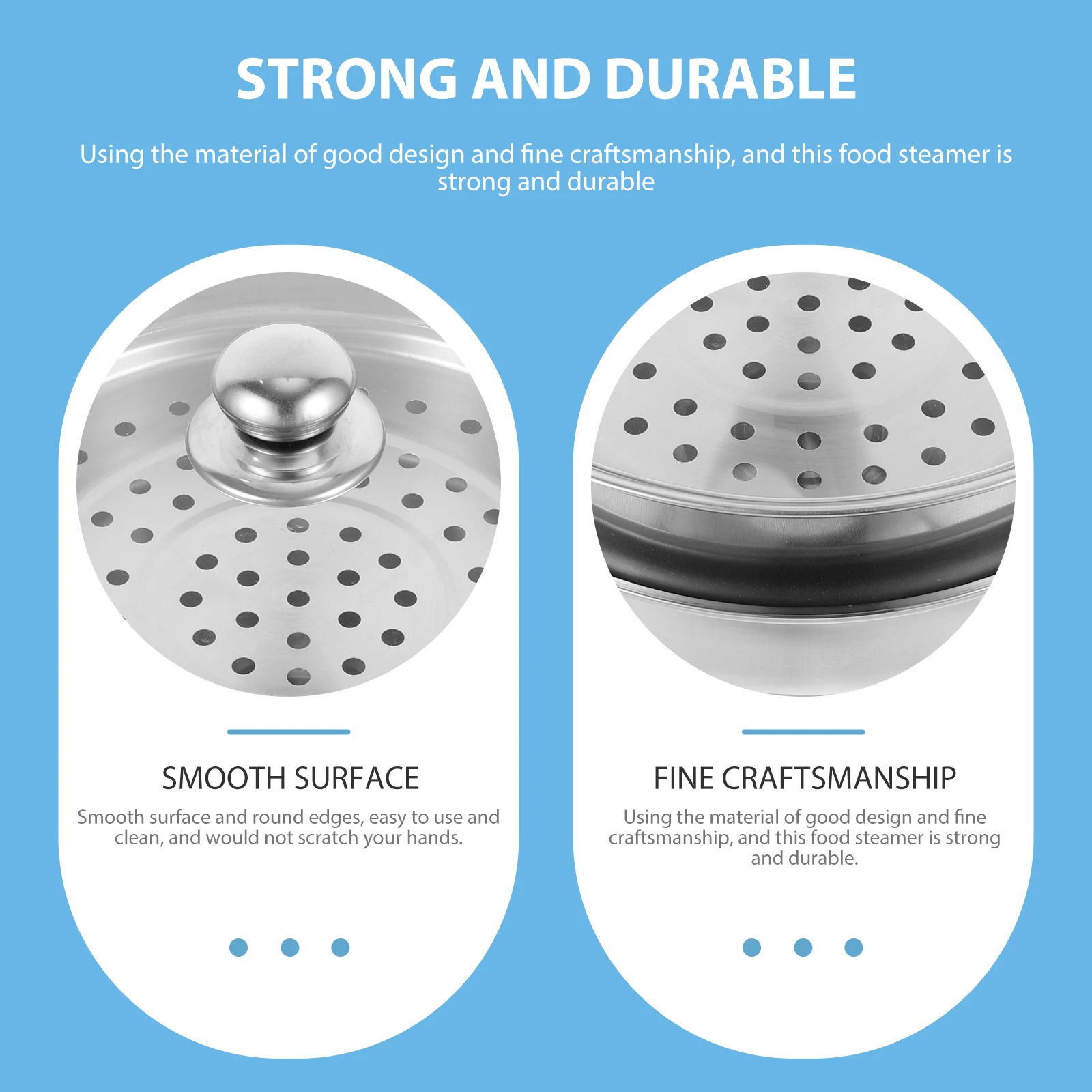 Stainless Steel Pot Double Layer Food Casserole Metal Tamale H Design Easy Clean Tamale Steamer Kitchen Cookware
Stainless Steel Pot Double Layer Food Casserole Metal Tamale H Design Easy Clean Tamale Steamer Kitchen Cookware