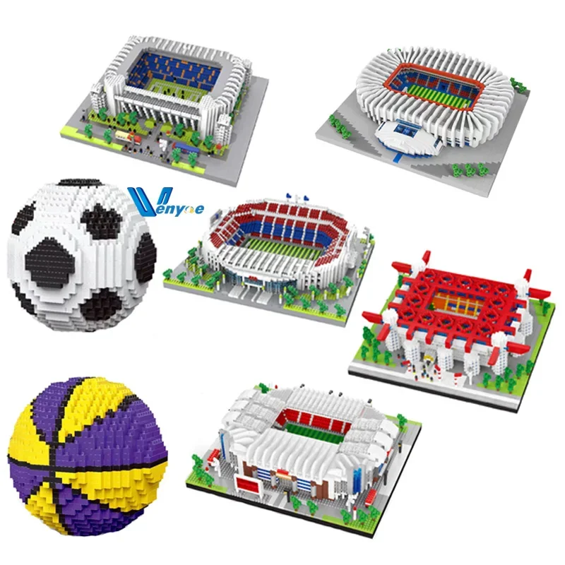 Знаменитый футбольный стадион DIY строительные блоки футбол мини-кирпичи модель архитектурное здание для взрослых футбольное поле подарок на тему
Знаменитый футбольный стадион DIY строительные блоки футбол мини-кирпичи модель архитектурное здание для взрослых футбольное поле подарок на тему