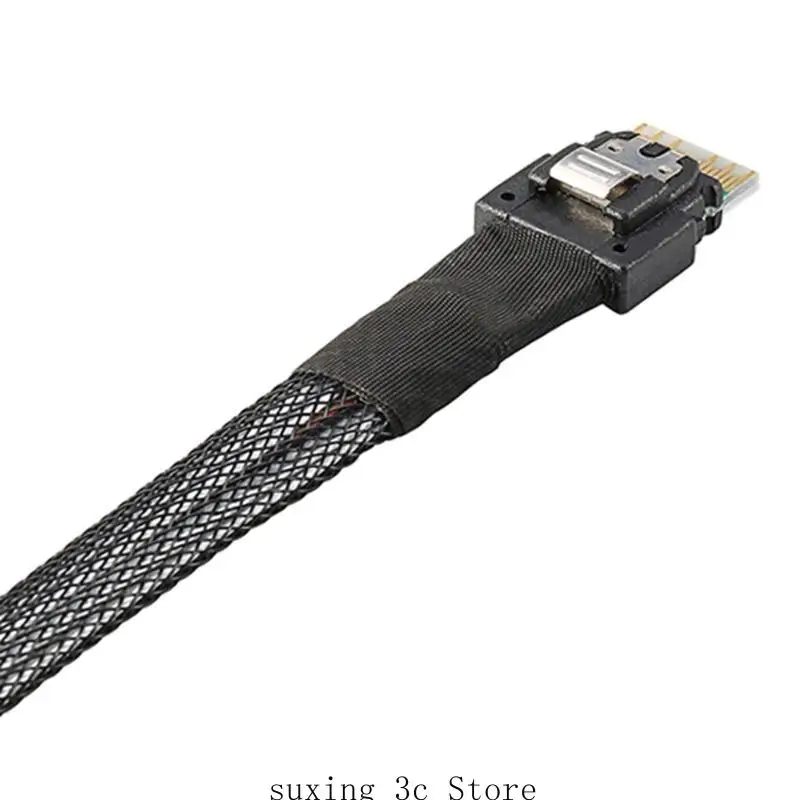 Advanced PCIE4.0 SlimlineSAS SFF8654 4i 38P to MiniSAS SFF8643 Cable for Workstations Servers DC300v /0.1Second
Advanced PCIE4.0 SlimlineSAS SFF8654 4i 38P to MiniSAS SFF8643 Cable for Workstations Servers DC300v /0.1Second