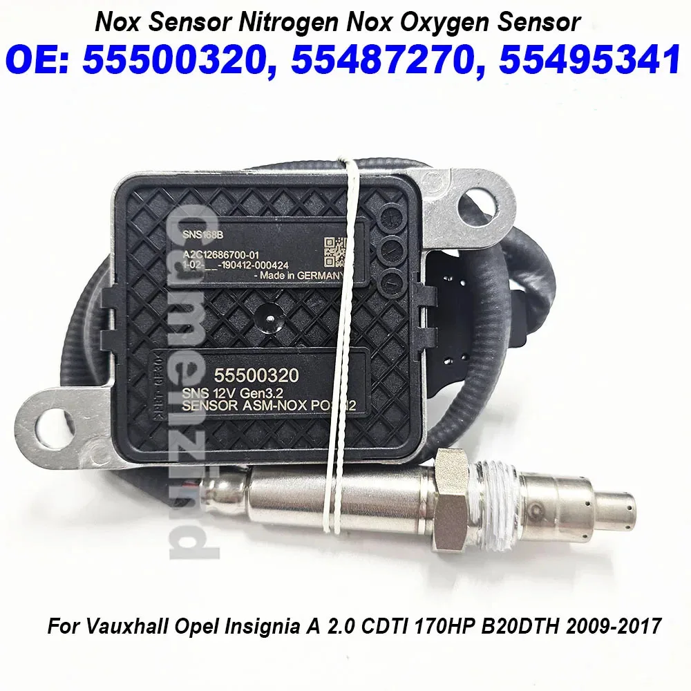 NEW 55500320 Nitrogen Oxygen Sensor NOX Sensor For Vauxhall Opel Insignia A 2.0 CDTI 170HP B20DTH 2009-2017 55495341 55487270
NEW 55500320 Nitrogen Oxygen Sensor NOX Sensor For Vauxhall Opel Insignia A 2.0 CDTI 170HP B20DTH 2009-2017 55495341 55487270
