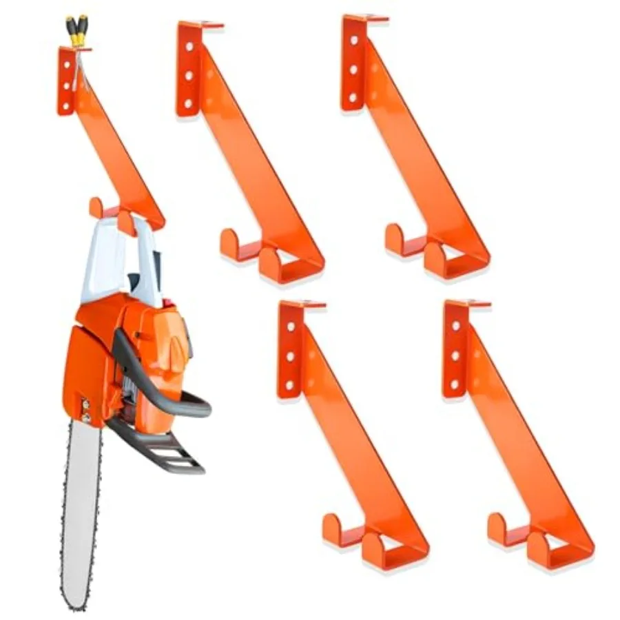 3 in 1 Chainsaw Holder 10" - Heavy Duty Chainsaw Wall Mount 10 Gauge Steel Chain Saw Hanger for Garage Organization Hefty Rack
3 in 1 Chainsaw Holder 10" - Heavy Duty Chainsaw Wall Mount 10 Gauge Steel Chain Saw Hanger for Garage Organization Hefty Rack