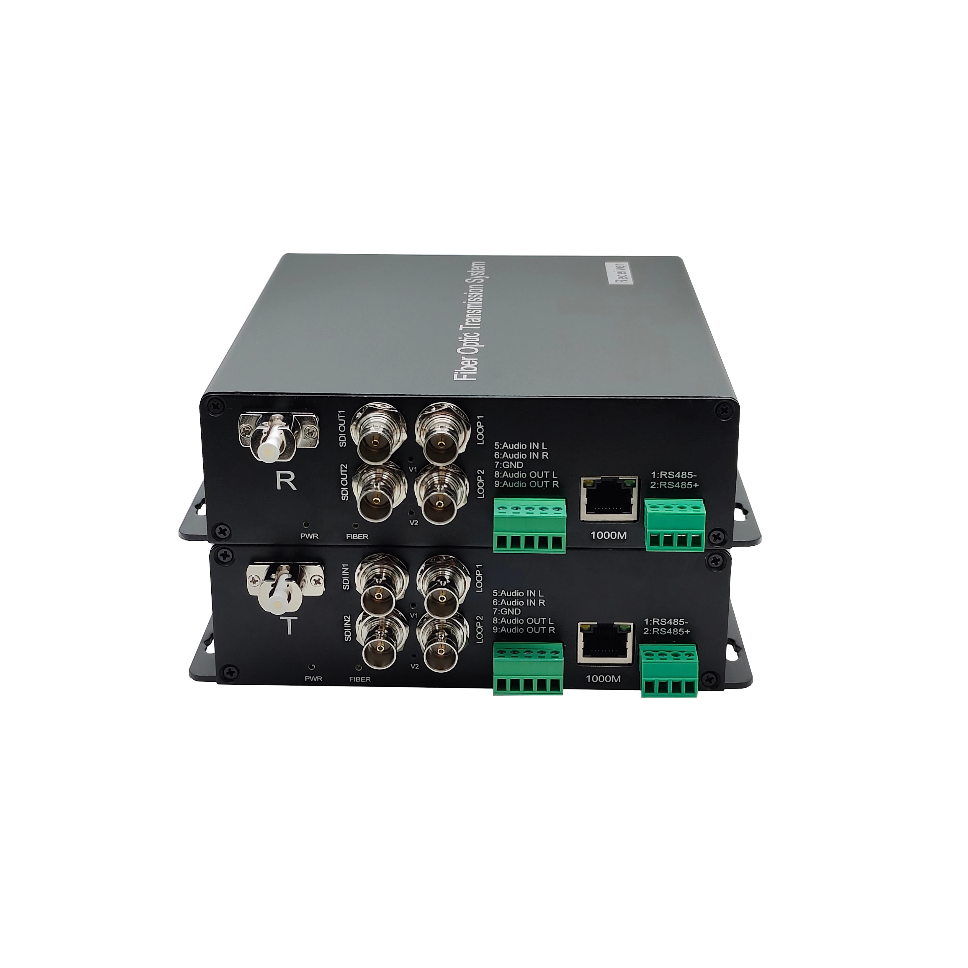 3G SDI Video to Fiber Optic Converter Including Transmitter and Receiver with Data and Audio SMF 20KM
3G SDI Video to Fiber Optic Converter Including Transmitter and Receiver with Data and Audio SMF 20KM