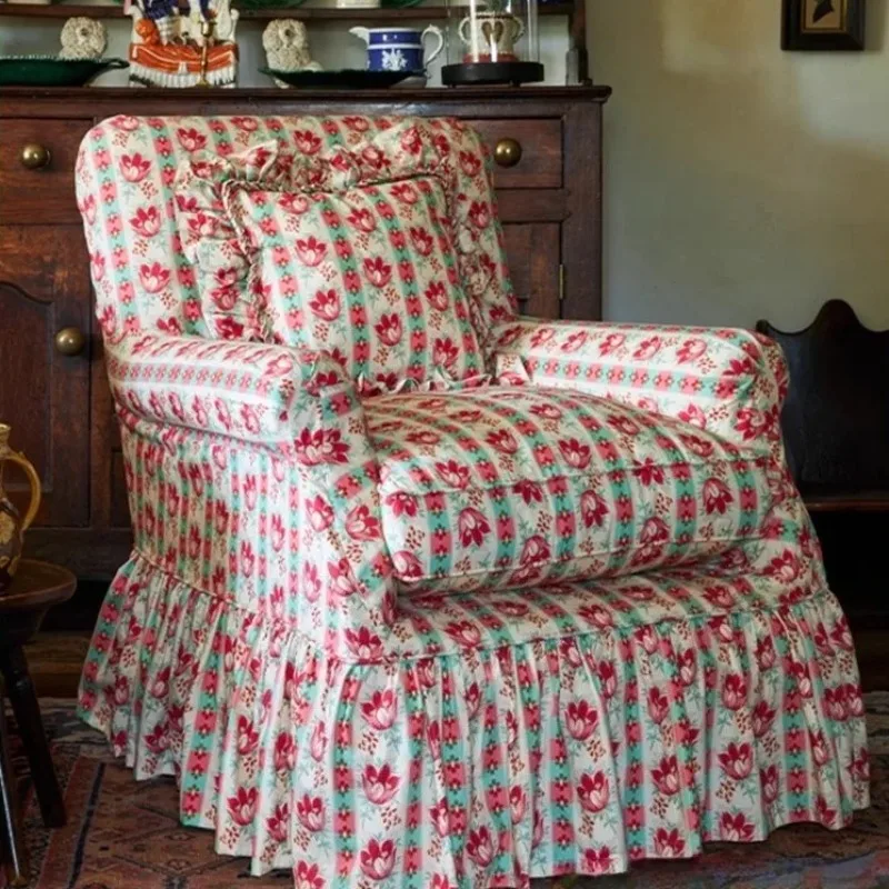 Диван для гостиной из цветочной ткани, французское ретро-кресло для отдыха, одноместное кресло, льняное кресло с принтом, мебель для дома, домашняя мебель
Диван для гостиной из цветочной ткани, французское ретро-кресло для отдыха, одноместное кресло, льняное кресло с принтом, мебель для дома, домашняя мебель