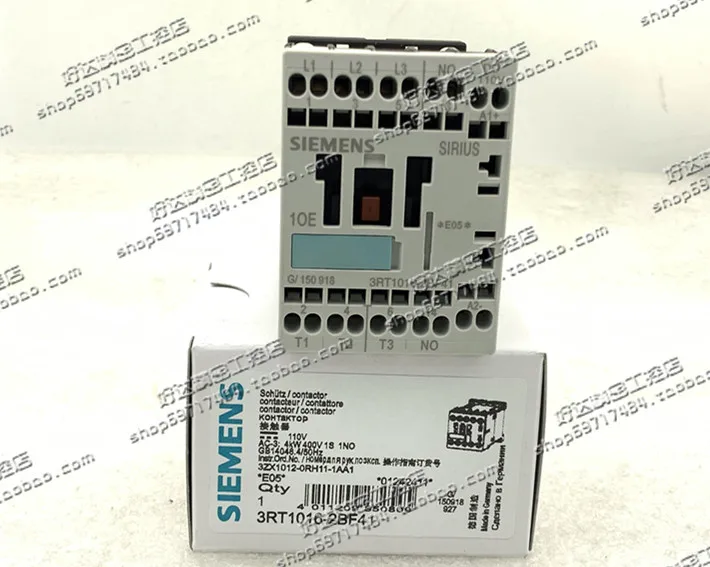 Контактор 3RT1015-2BF41, 3RT1015-2BF42, постоянный ток 110 В, оригинальный, от склада, новый
Контактор 3RT1015-2BF41, 3RT1015-2BF42, постоянный ток 110 В, оригинальный, от склада, новый