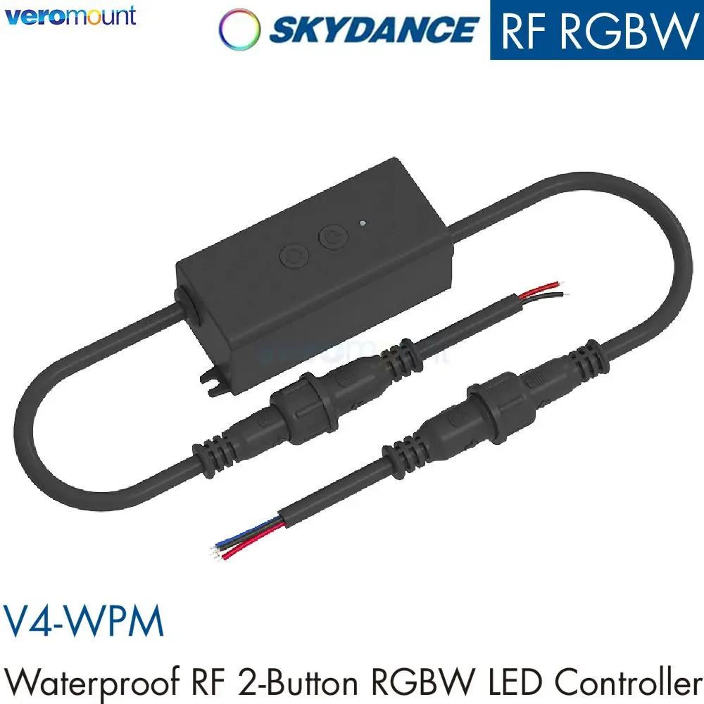 Skydance V4-WPM 4CH * 1A 2-кнопочный IP67 водонепроницаемый RF 2,4G RGBW светодиодный контроллер DC 12 В 24 В мини-контроллер многозонный для ленты RGBW
Skydance V4-WPM 4CH * 1A 2-кнопочный IP67 водонепроницаемый RF 2,4G RGBW светодиодный контроллер DC 12 В 24 В мини-контроллер многозонный для ленты RGBW