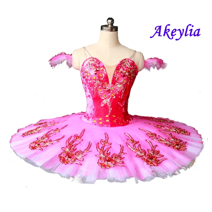 Rose Red Sugar plum fairy Professional Ballet Tutu Dark Pink Classical Ballet Stage Costume Nutcracker Performance Platter Tutu
Rose Red Sugar plum fairy Professional Ballet Tutu Dark Pink Classical Ballet Stage Costume Nutcracker Performance Platter Tutu