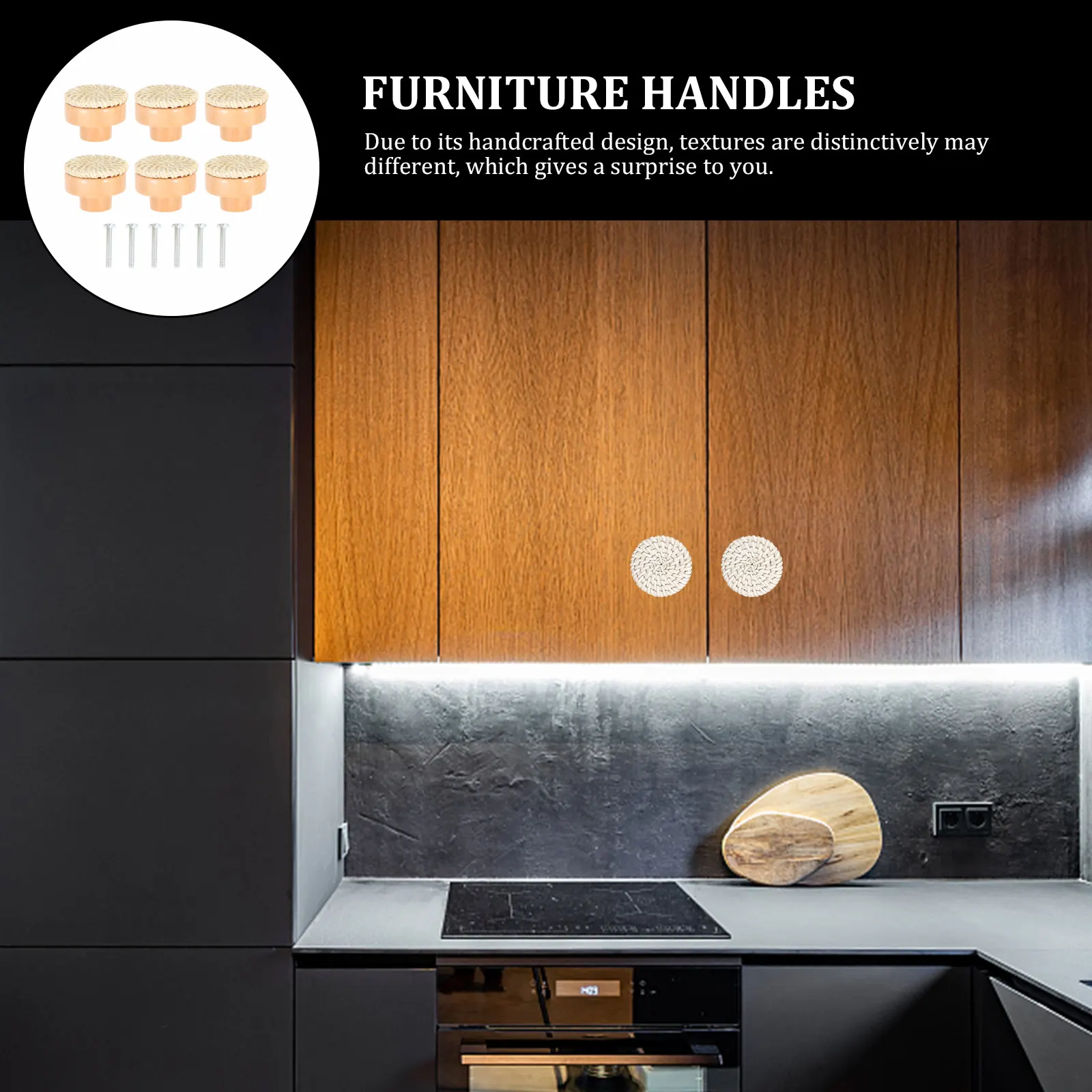 6 set Wooden Rattan Bohemian Shallow Brown Furniture Drawer Knobs Door Knobs H les Dresser Pulls Cabinet Hardware
6 set Wooden Rattan Bohemian Shallow Brown Furniture Drawer Knobs Door Knobs H les Dresser Pulls Cabinet Hardware