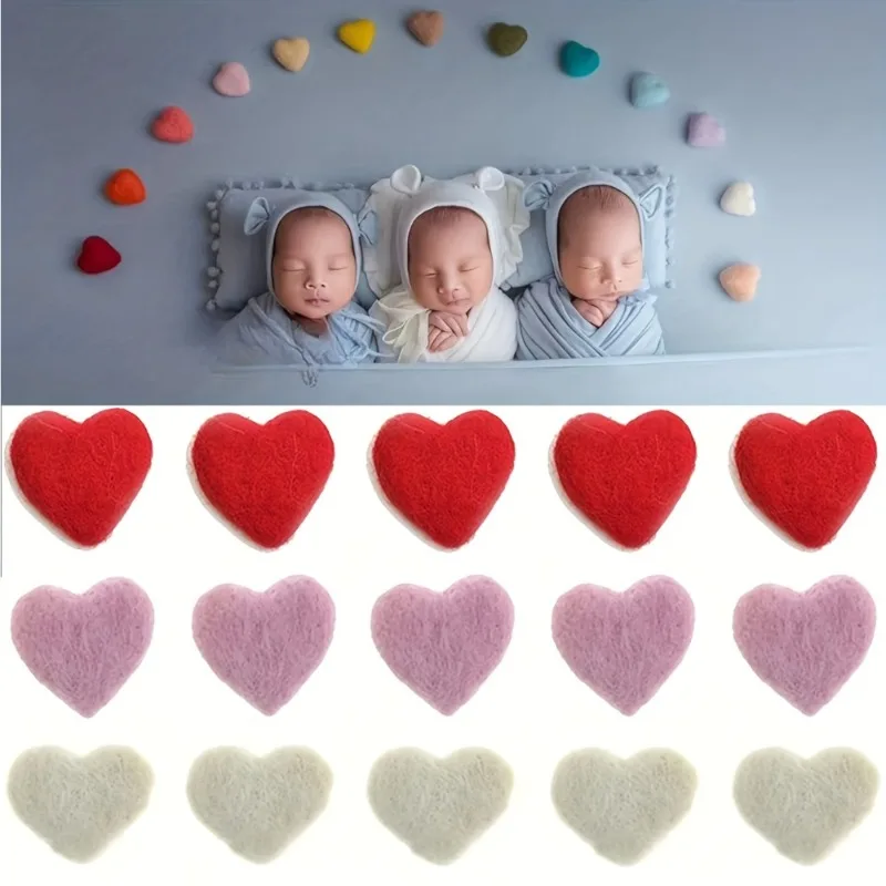 Набор из 5 штук: войлочные сердечки для новорожденных, однотонные, для фотосессий, аксессуары для детской студии, DIY
Набор из 5 штук: войлочные сердечки для новорожденных, однотонные, для фотосессий, аксессуары для детской студии, DIY