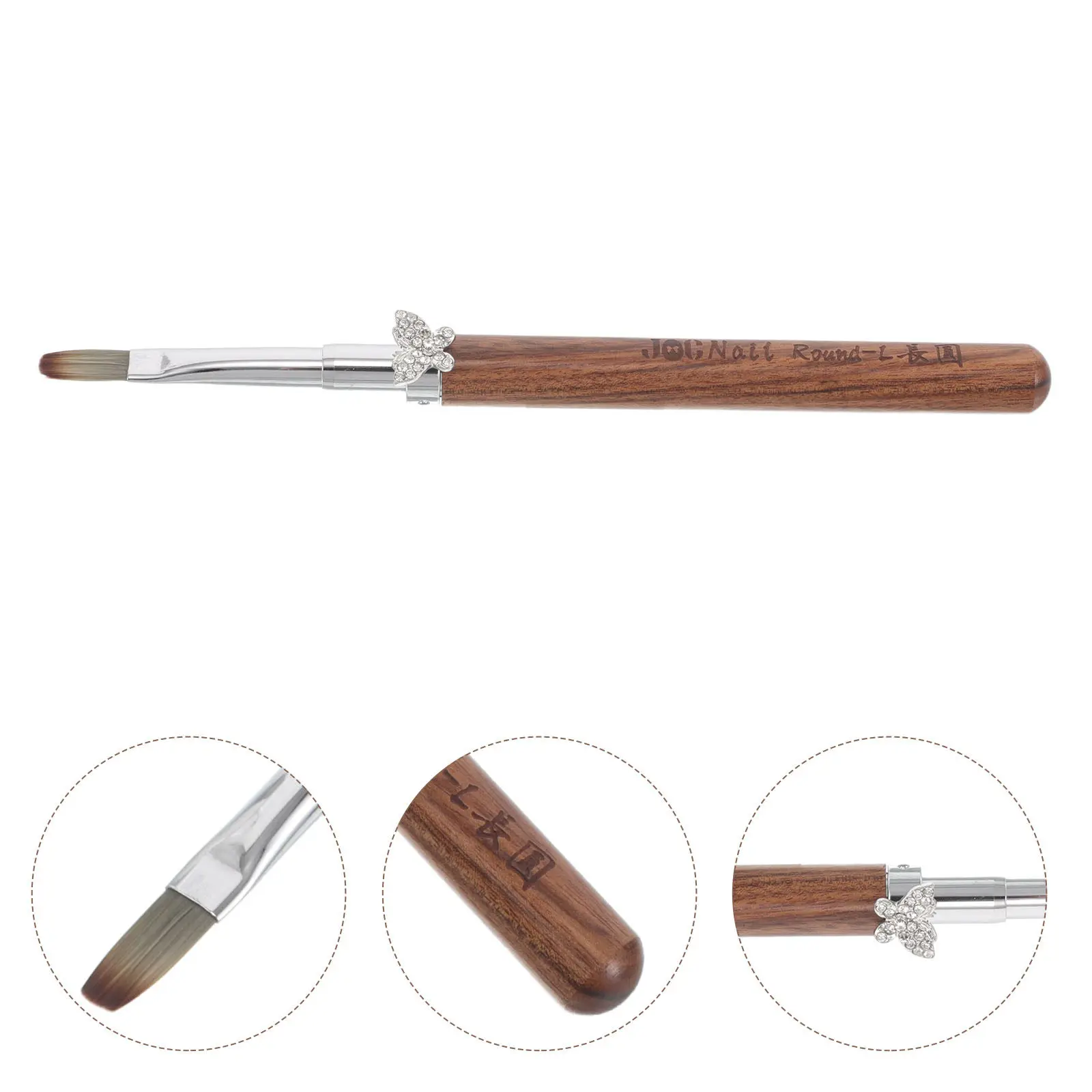 Nail Art Builder Brush Wood Handle Metal Ferrule 3D Sculpting Tool For Salon Home Manicure Gradient Design Blending Pen
Nail Art Builder Brush Wood Handle Metal Ferrule 3D Sculpting Tool For Salon Home Manicure Gradient Design Blending Pen