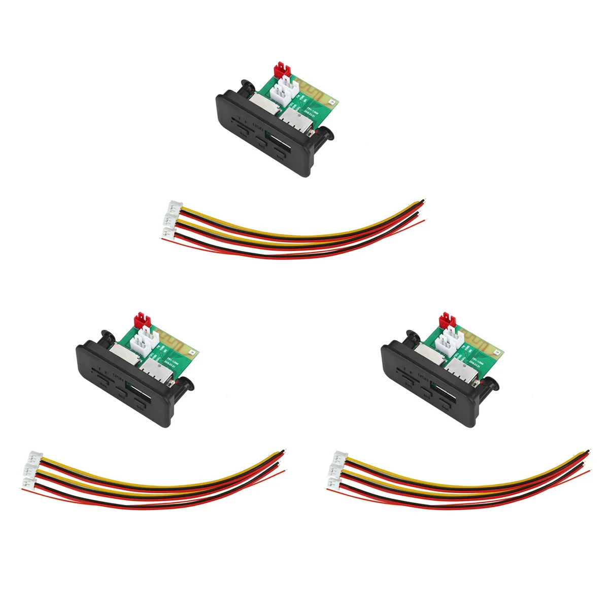 3 х MP3 декодер плата Bluetooth 5,0 12 в автомобильный аудио модуль Mini DC WMA USB FM TF радио для автомобиля MP3 аксессуары
3 х MP3 декодер плата Bluetooth 5,0 12 в автомобильный аудио модуль Mini DC WMA USB FM TF радио для автомобиля MP3 аксессуары