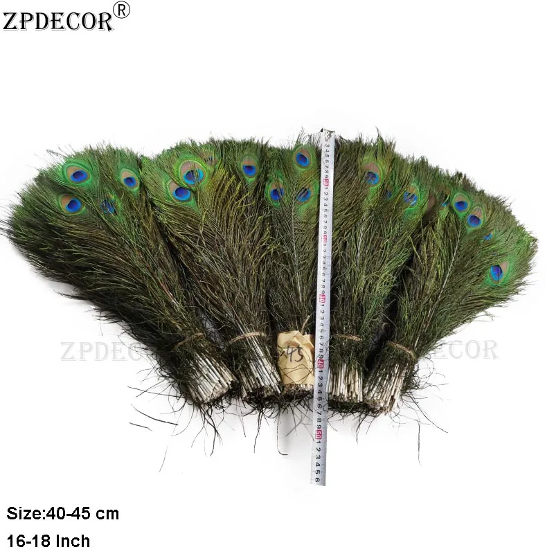 ZPDECOR Natural Peacock Feather 40-50cm /16-20 Inch Long Feathers for Home Decorations Art Crafts
ZPDECOR Natural Peacock Feather 40-50cm /16-20 Inch Long Feathers for Home Decorations Art Crafts