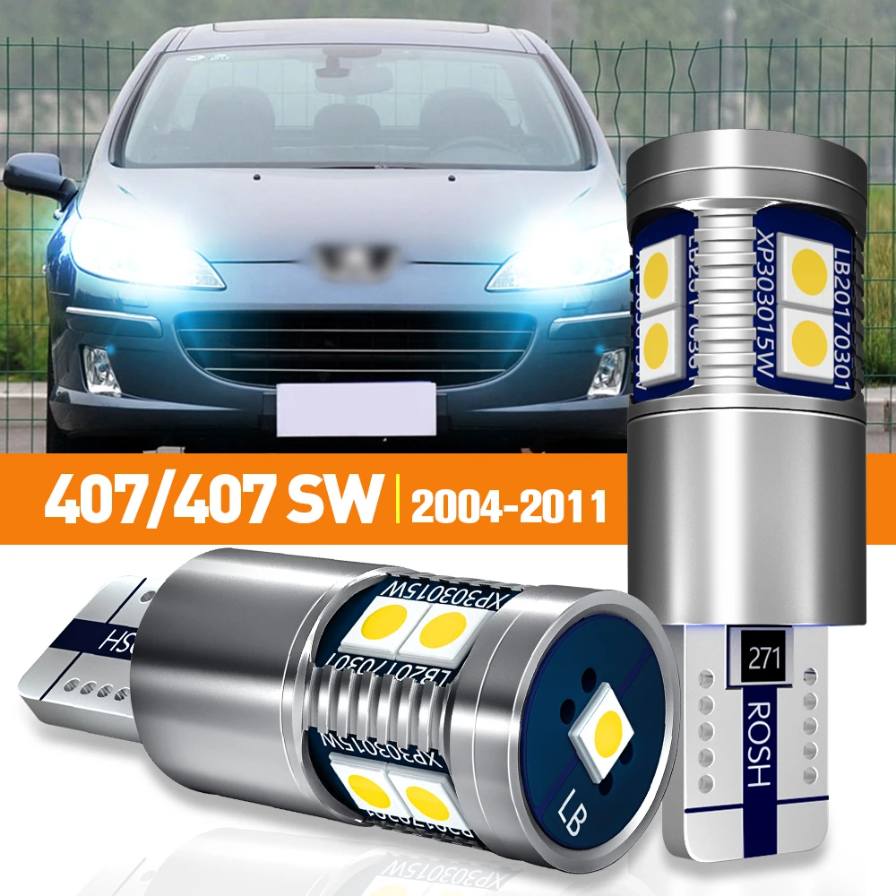 2pcs LED Parking Clearance Light For Peugeot 407 2004-2011 2005 2006 2007 2008 2009 2010 Accessories Canbus Lamp
2pcs LED Parking Clearance Light For Peugeot 407 2004-2011 2005 2006 2007 2008 2009 2010 Accessories Canbus Lamp