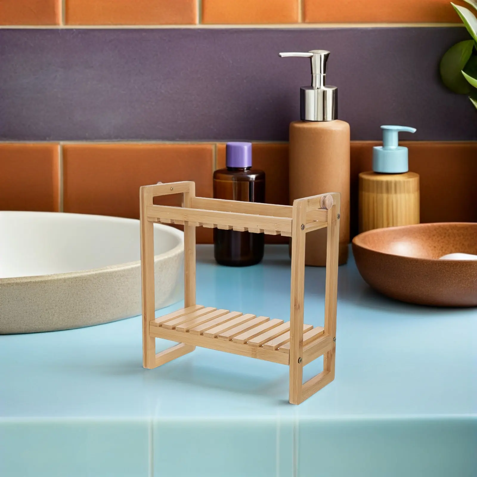 Solid Wood Bathroom Storage Rack 3-Tier Organizer Shelf Space Saver for Shower Essentials Multipurpose Bathroom Shelving Unit
Solid Wood Bathroom Storage Rack 3-Tier Organizer Shelf Space Saver for Shower Essentials Multipurpose Bathroom Shelving Unit
