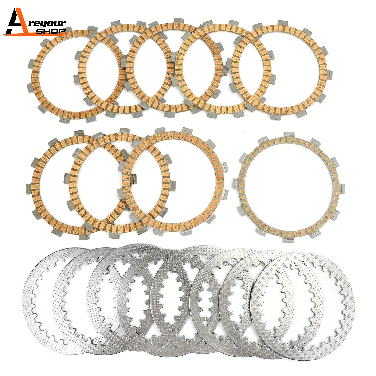 Areyourshop Clutch Kit Steel & Friction Plates for Yamaha FZS1000 FZ1 FAZER 2001-2005 31A-16325-00 8 Motor Parts
Areyourshop Clutch Kit Steel & Friction Plates for Yamaha FZS1000 FZ1 FAZER 2001-2005 31A-16325-00 8 Motor Parts
