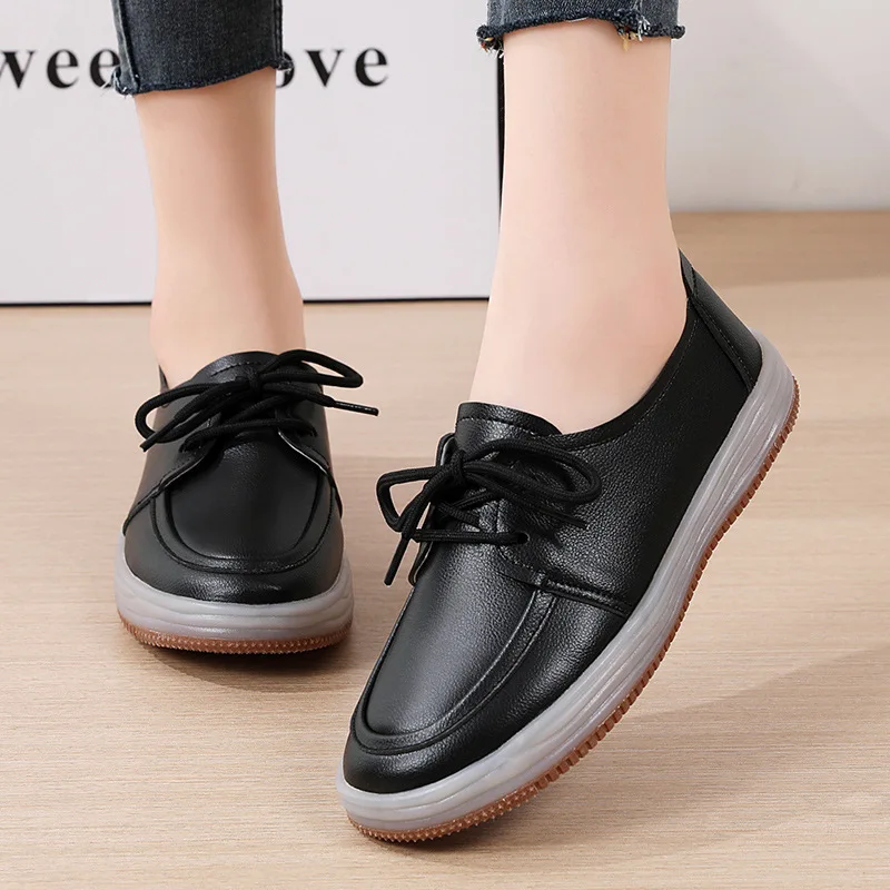 Белые туфли из коровьей кожи для женщин, весенне-осенняя новинка, с круглым носком, легко сочетаются, удобные балетки, подходят для беременных женщин, мягкие.
Белые туфли из коровьей кожи для женщин, весенне-осенняя новинка, с круглым носком, легко сочетаются, удобные балетки, подходят для беременных женщин, мягкие.