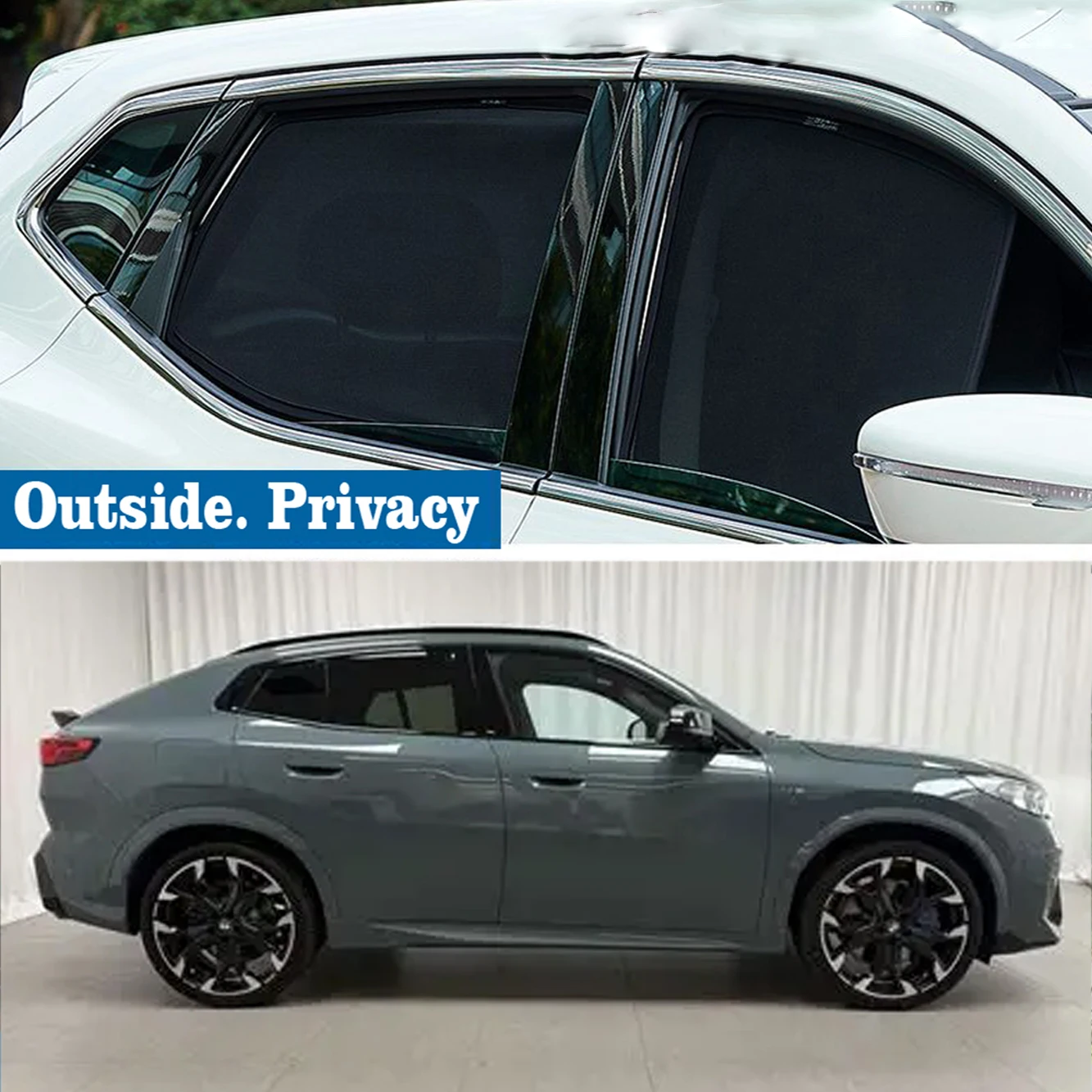 For BMW U10 U11 X1 IX1 IX2 X2 2023 - 2026 Magnetic Car Sunshade Shield Front Windshield Frame Curtain Sun Shades Accessories
For BMW U10 U11 X1 IX1 IX2 X2 2023 - 2026 Magnetic Car Sunshade Shield Front Windshield Frame Curtain Sun Shades Accessories