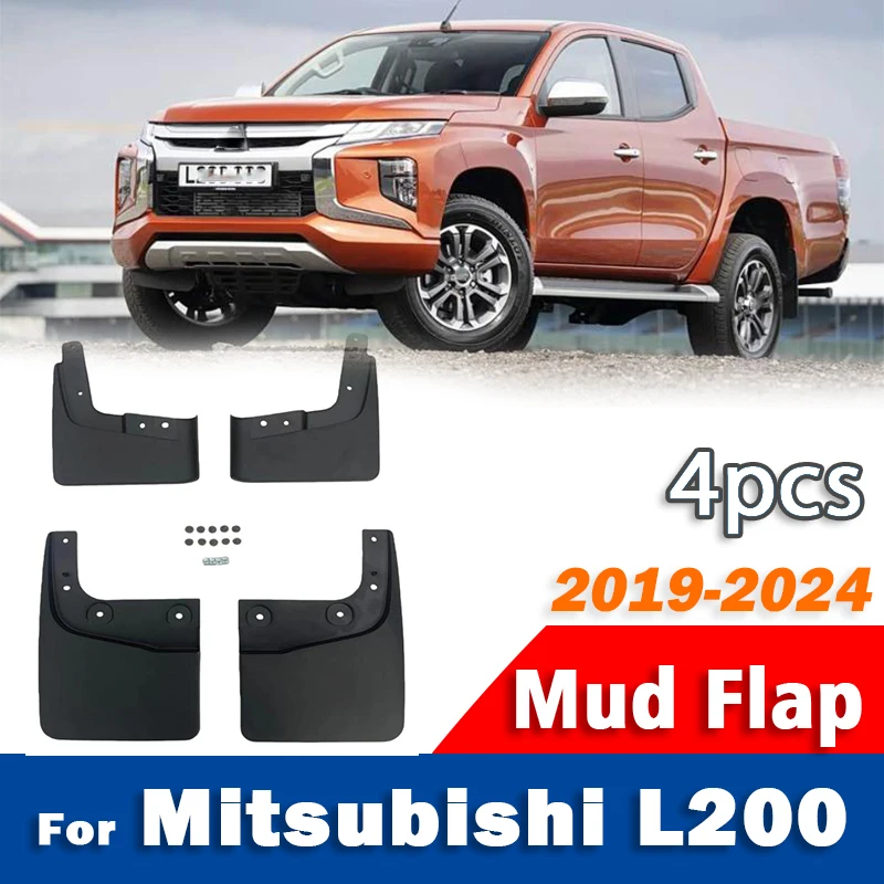 2019-2024 For Mitsubishi Triton L200 Pickup Mudguard Car Mudflaps Fender Mud Flap Guards Splash Mudguards Car Accessories 4X
2019-2024 For Mitsubishi Triton L200 Pickup Mudguard Car Mudflaps Fender Mud Flap Guards Splash Mudguards Car Accessories 4X