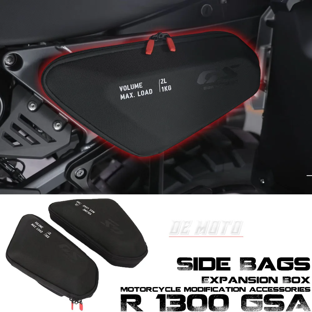 Frame Bag For BMW R 1300 GS Adventure R1300GS Adv R 1300GSA Motorcycle Accessories Waterproof Side Package Tool Bags Black
Frame Bag For BMW R 1300 GS Adventure R1300GS Adv R 1300GSA Motorcycle Accessories Waterproof Side Package Tool Bags Black
