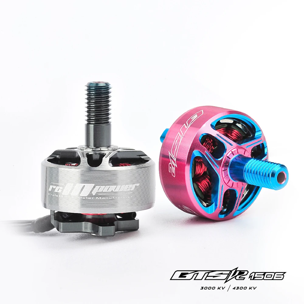RCinpower GTS V2 1506 Racing Edition FPV Brushless Motor 3000KV 4300KV For 3 Inch FPV Racing Drone 15.5g Lightweight
RCinpower GTS V2 1506 Racing Edition FPV Brushless Motor 3000KV 4300KV For 3 Inch FPV Racing Drone 15.5g Lightweight