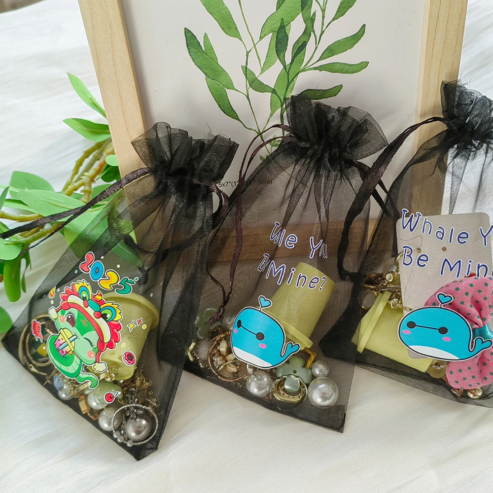 100 шт. мешочков из органзы для украшений на шнурке с возможностью нанесения логотипа, для вечеринок, Рождества, упаковки ювелирных изделий, свадебных подарков и конфет
100 шт. мешочков из органзы для украшений на шнурке с возможностью нанесения логотипа, для вечеринок, Рождества, упаковки ювелирных изделий, свадебных подарков и конфет