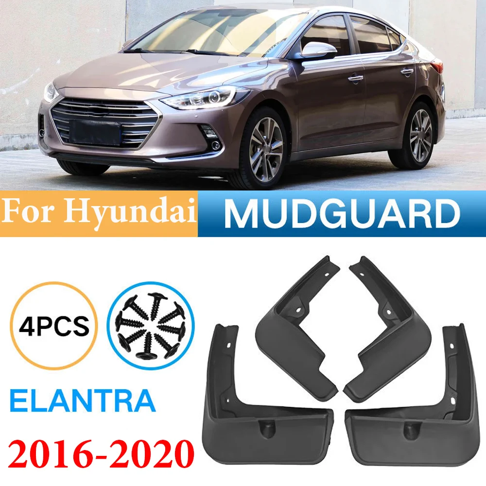 4pcs Car-styling Mudguards fit For Hyundai Elantra Avante AD 2016-2020 Car Accessories Mudflap Fender Auto Replacement Parts
4pcs Car-styling Mudguards fit For Hyundai Elantra Avante AD 2016-2020 Car Accessories Mudflap Fender Auto Replacement Parts