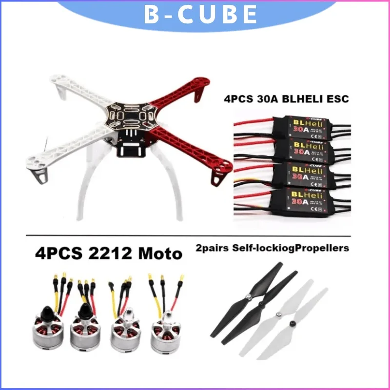 B-CUBE F450 4-Axis Quadcopter Frame Kit, Compatible with APM & PIXHAWK Flight Controller, Includes Landing Gear
B-CUBE F450 4-Axis Quadcopter Frame Kit, Compatible with APM & PIXHAWK Flight Controller, Includes Landing Gear