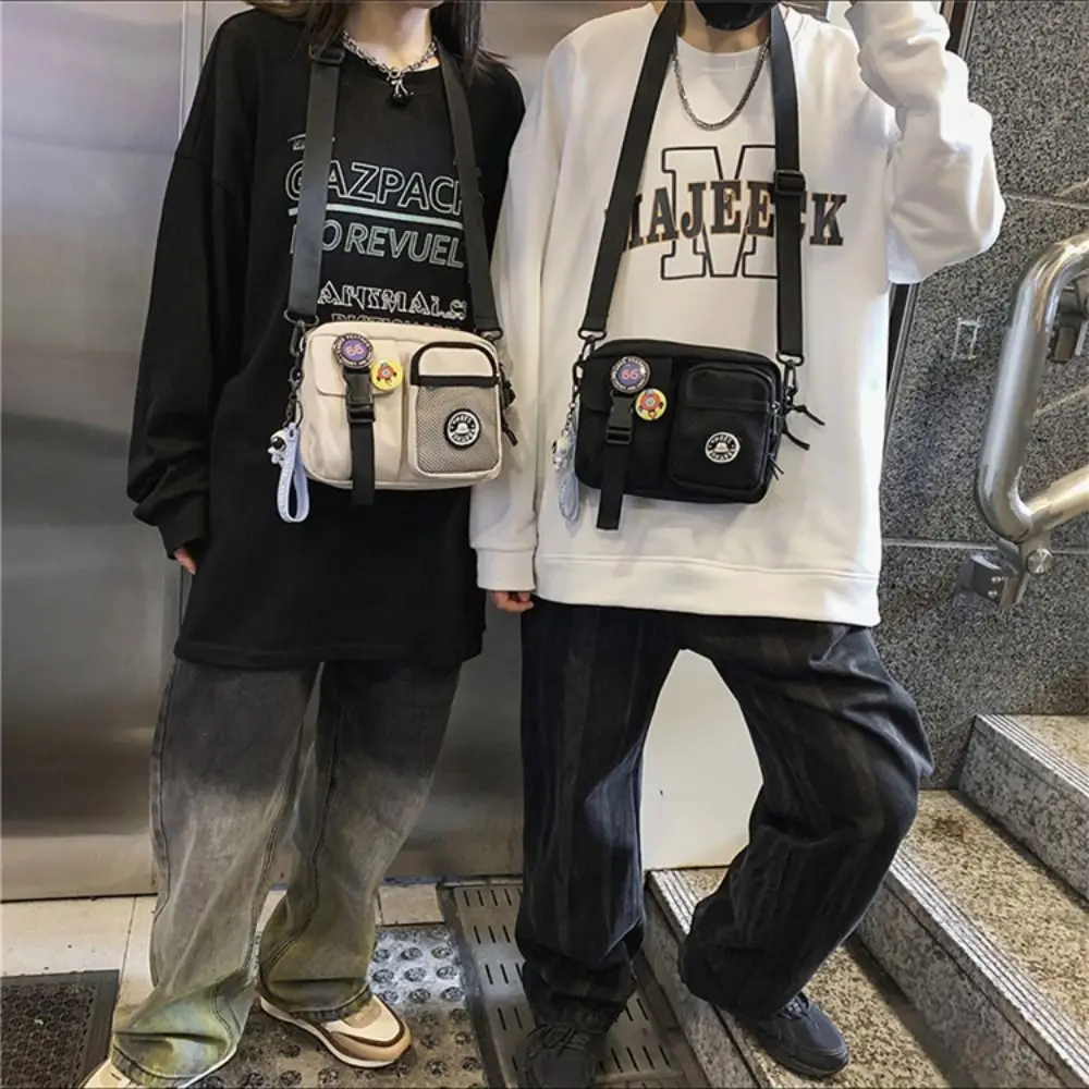 High Quality Quick-dry Canvas Shoulder Bag Harajuku Pendant Men Crossbody Bag Zipper Pouch Waterproof Mobile Phone Pack Outdoor
High Quality Quick-dry Canvas Shoulder Bag Harajuku Pendant Men Crossbody Bag Zipper Pouch Waterproof Mobile Phone Pack Outdoor