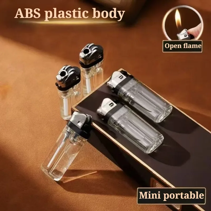 5/50 PCS Creative Pulley Retro Open Flame Mini Grinding Wheel Disposable Lighter Wholesale Transparent Men's Cigarette Lighter
5/50 PCS Creative Pulley Retro Open Flame Mini Grinding Wheel Disposable Lighter Wholesale Transparent Men's Cigarette Lighter