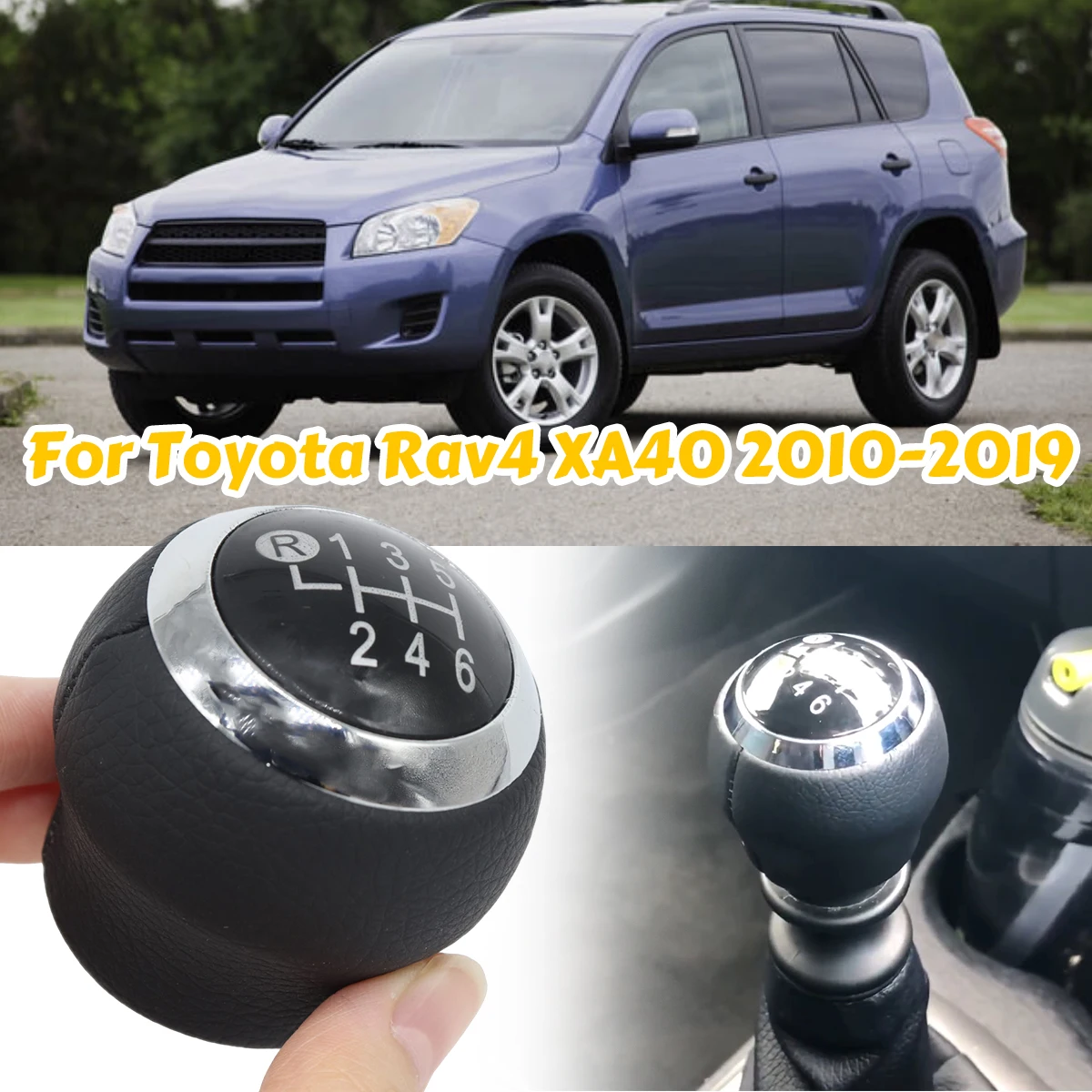 For Toyota Rav4 XA40 2010-2019 Gear Stick Knob Pu Leather 6 Speed Shift Lever Pen Shifter Handball Chrome M12 Cover Handle Parts
For Toyota Rav4 XA40 2010-2019 Gear Stick Knob Pu Leather 6 Speed Shift Lever Pen Shifter Handball Chrome M12 Cover Handle Parts