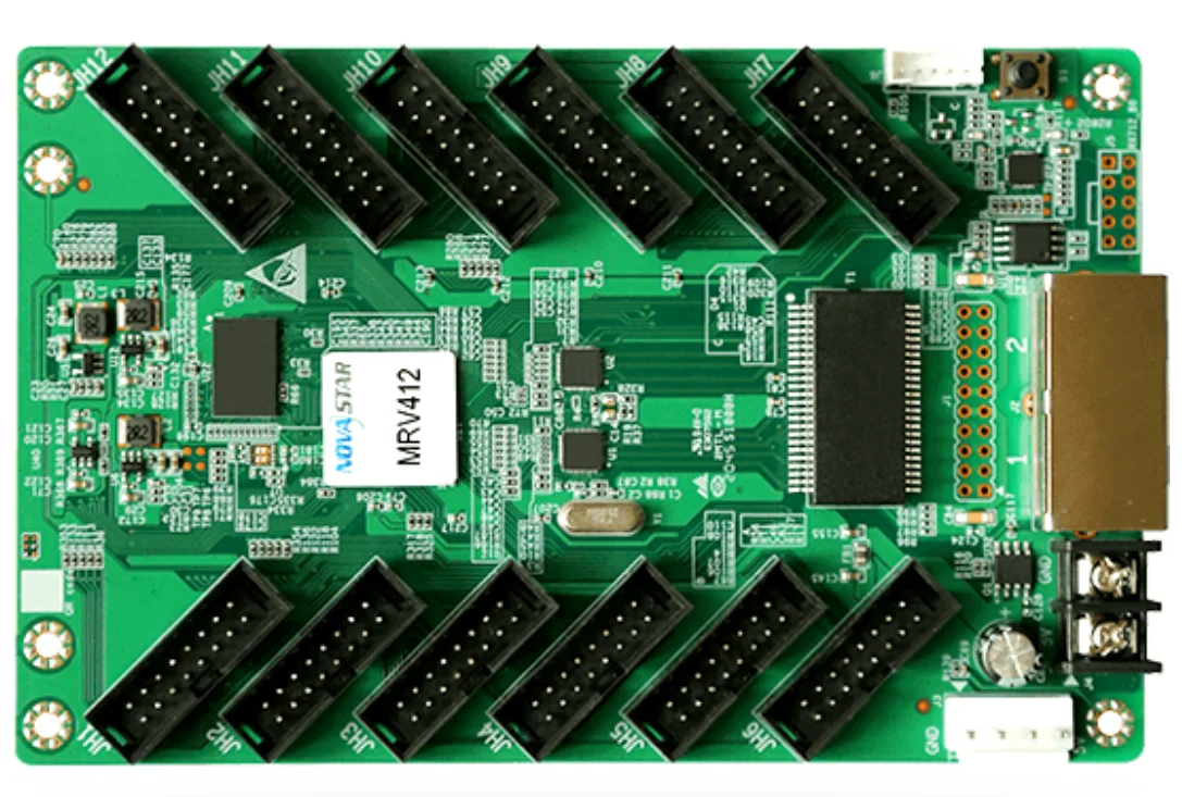 Novastar MRV412 led display receiving card use with sending card for LED screen display
Novastar MRV412 led display receiving card use with sending card for LED screen display