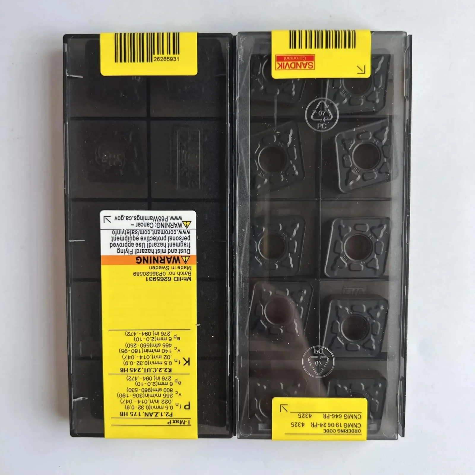 Original SANDVIK / CNMG190624-PR 4325 / Hard alloy CNC Blade 10 Pcs
Original SANDVIK / CNMG190624-PR 4325 / Hard alloy CNC Blade 10 Pcs