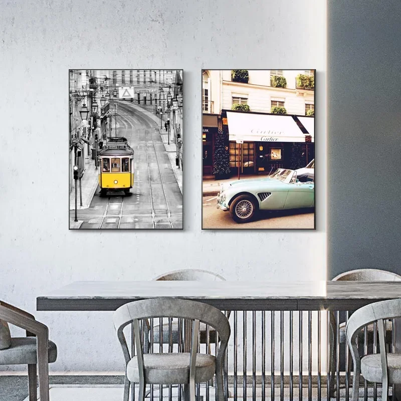 Retro Car Street Picture Home Decor Canvas Wall Art Vintage City Street Landscape Paintings Posters for Living Room No Frame
Retro Car Street Picture Home Decor Canvas Wall Art Vintage City Street Landscape Paintings Posters for Living Room No Frame