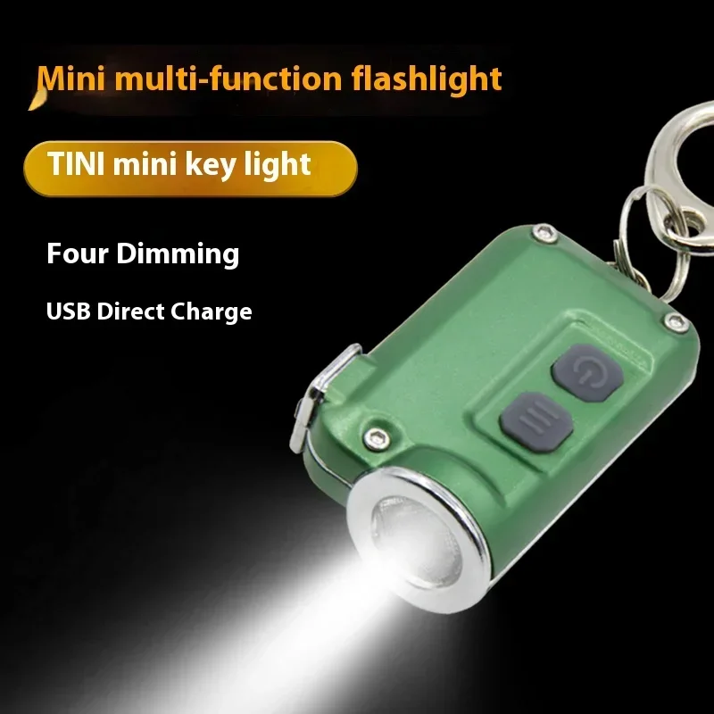Mini Keychain Light Led Glowing Small Flashlight Strong Light Ultra-Light Flashlight Portable Flashlight Titanium toothpick Mre
Mini Keychain Light Led Glowing Small Flashlight Strong Light Ultra-Light Flashlight Portable Flashlight Titanium toothpick Mre