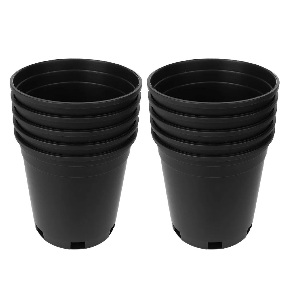 Fruit Tree Planting Pots Mini Black Plastic Flower Pots Garden Outdoor Balcony Planter With Drainage Holes For Small Plants
Fruit Tree Planting Pots Mini Black Plastic Flower Pots Garden Outdoor Balcony Planter With Drainage Holes For Small Plants