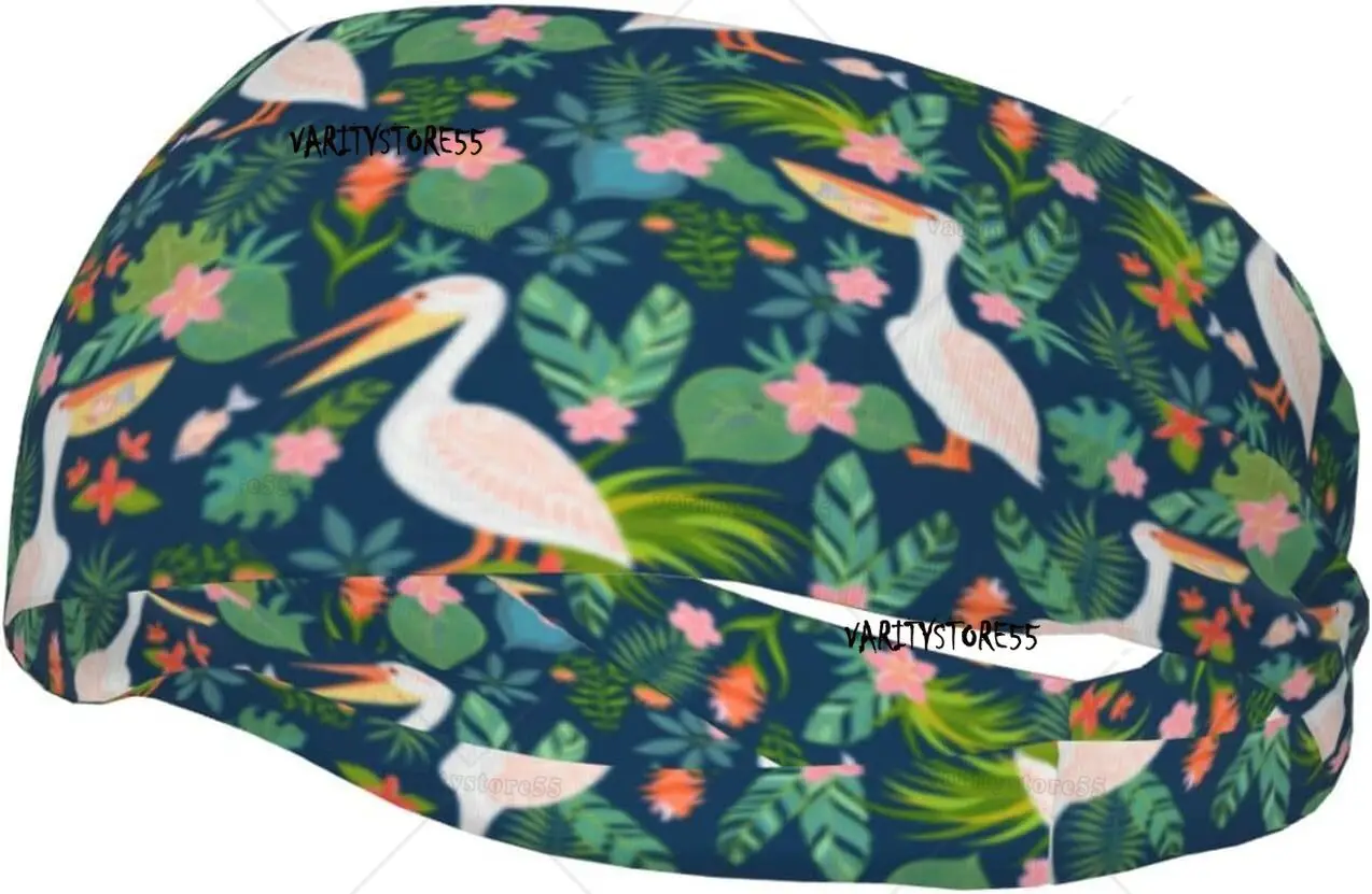 Headband for Women Mens Tropical Flowers Pelicans Workout Sweatband Soft Sweatband for Soccer
Headband for Women Mens Tropical Flowers Pelicans Workout Sweatband Soft Sweatband for Soccer