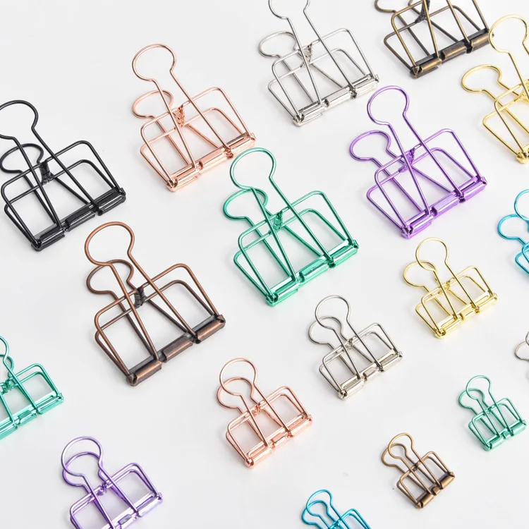 5PCS Metal Office Clip Paper Binder Clip Decorative Paper Stationery Cute Diary Clip HXZ05
5PCS Metal Office Clip Paper Binder Clip Decorative Paper Stationery Cute Diary Clip HXZ05