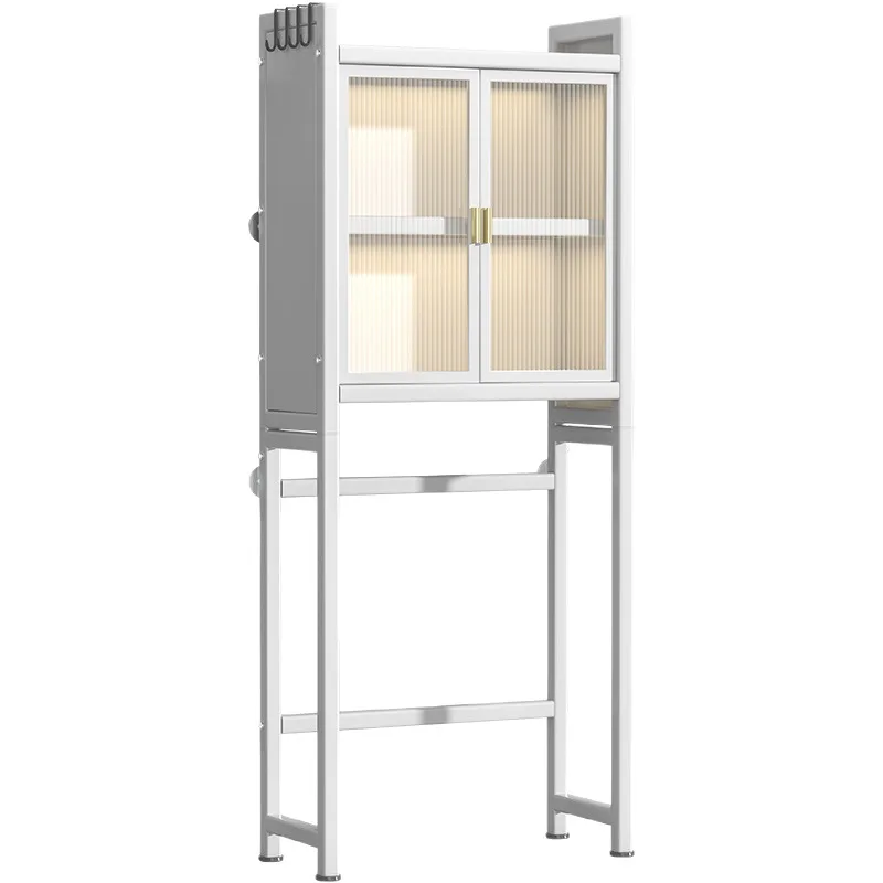 Washing machine rack Double door sealed bathroom toilet storage rack
Washing machine rack Double door sealed bathroom toilet storage rack
