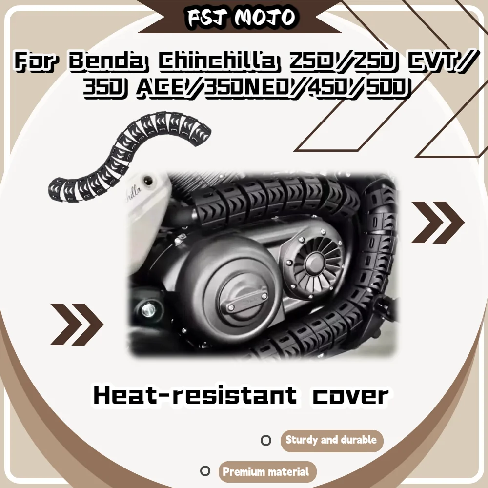For Benda Chinchilla 250/250CVT/350ACE/350NEO/450/500 Exhaust Heat Shield, Anti-Scald Cover Moto Mod Parts
For Benda Chinchilla 250/250CVT/350ACE/350NEO/450/500 Exhaust Heat Shield, Anti-Scald Cover Moto Mod Parts